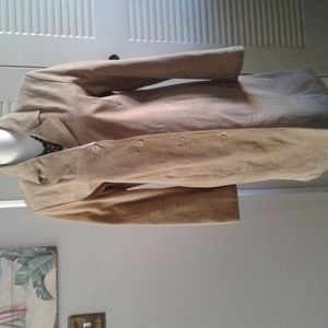 Beautiful Vintage Long Leather Coat